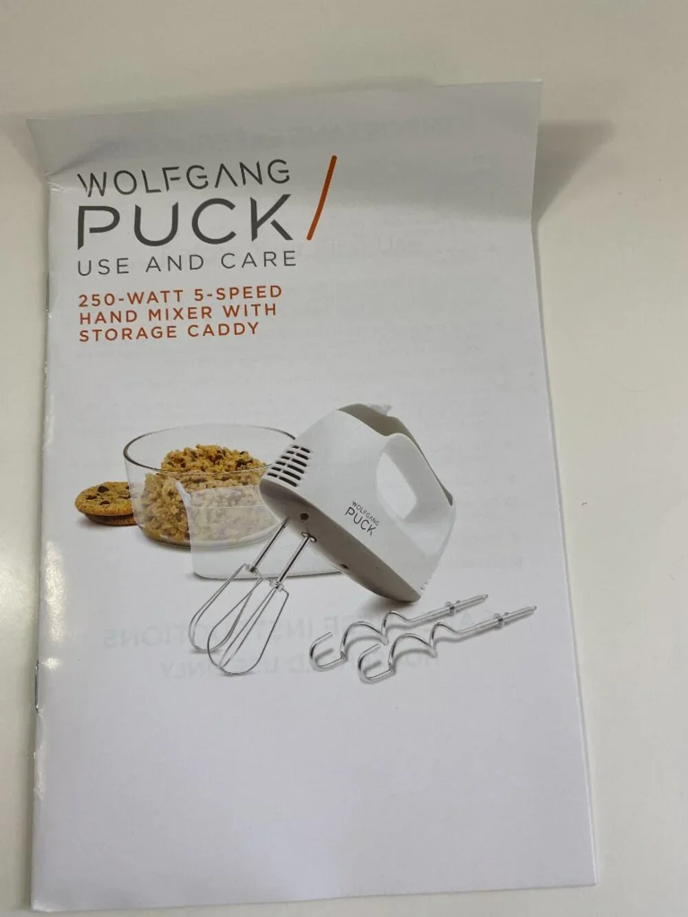 Wolfgang Puck 5 Speed 250 Watt Hand Mixer